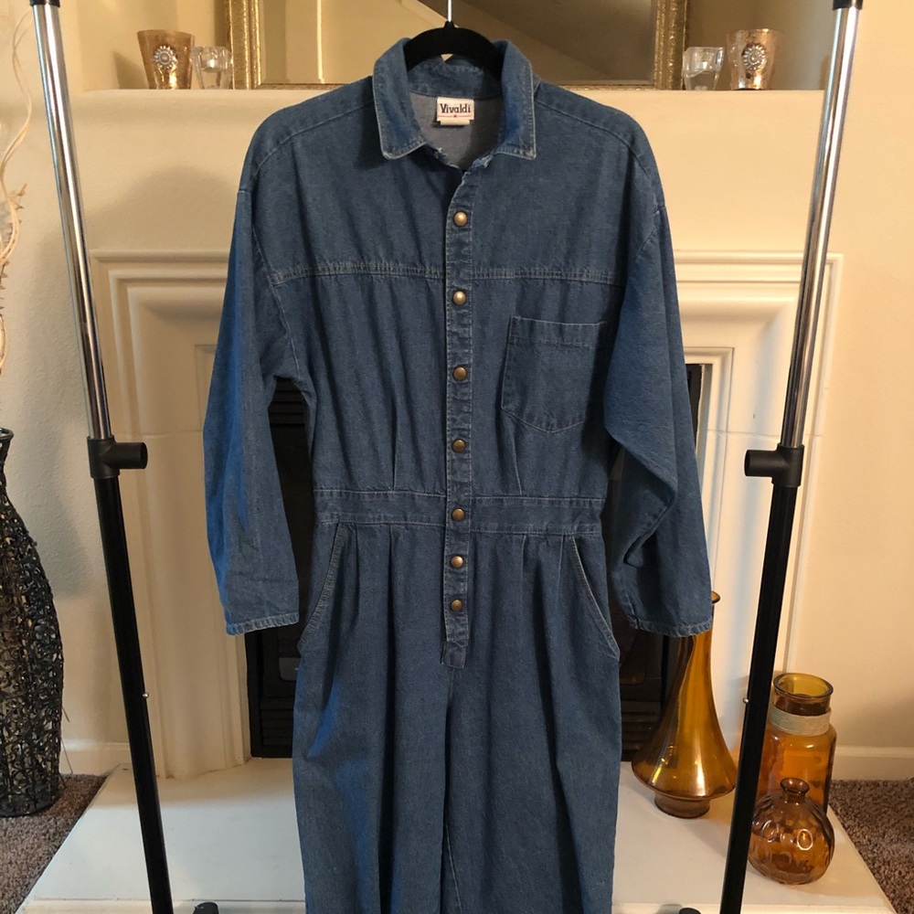 Vintage Denim Coveralls
